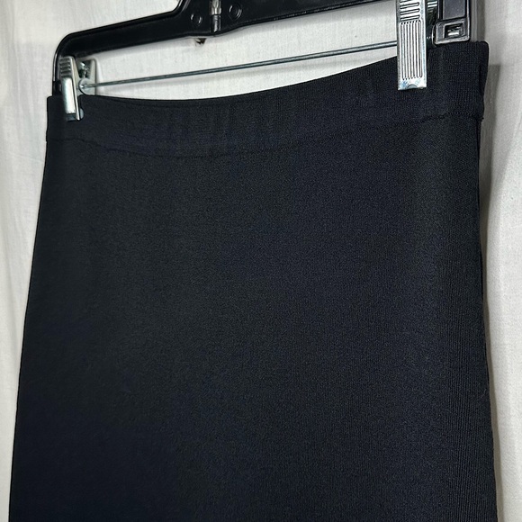 NWT ZARA Stretchy Pull On Black Bodycon Midi Pencil Skirt | Size Medium - Picture 6 of 16